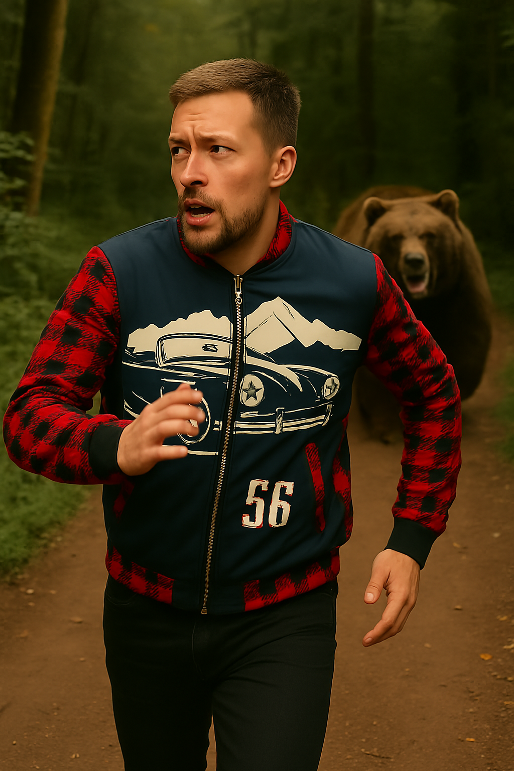 The Canadian Vintage Pro Turing sports car Unisex Bomber Jacket