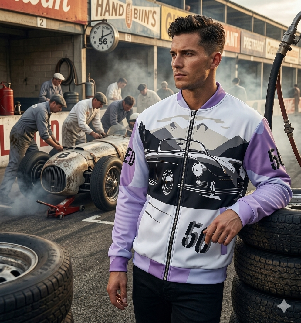 EURO SPORT Vintage Pro Turing sports car Unisex Bomber Jacket