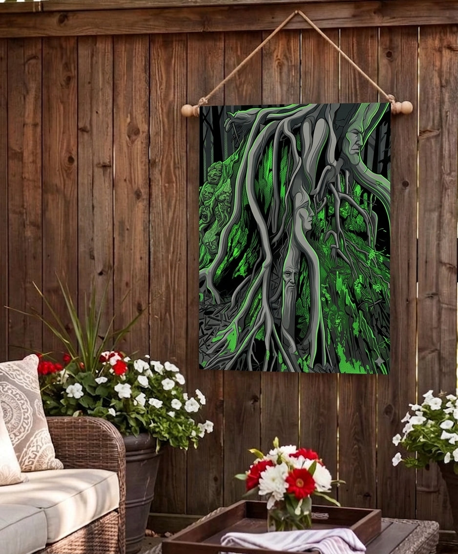 Feel them Spirits Hanging Flag