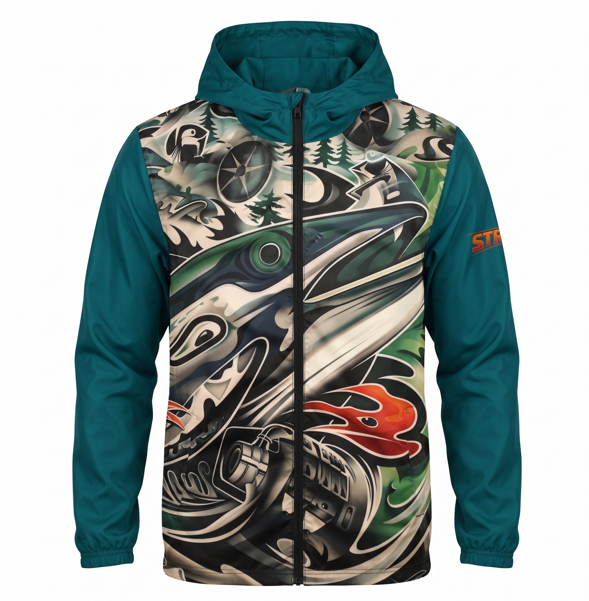 Deep sea fishing Men’s windbreaker