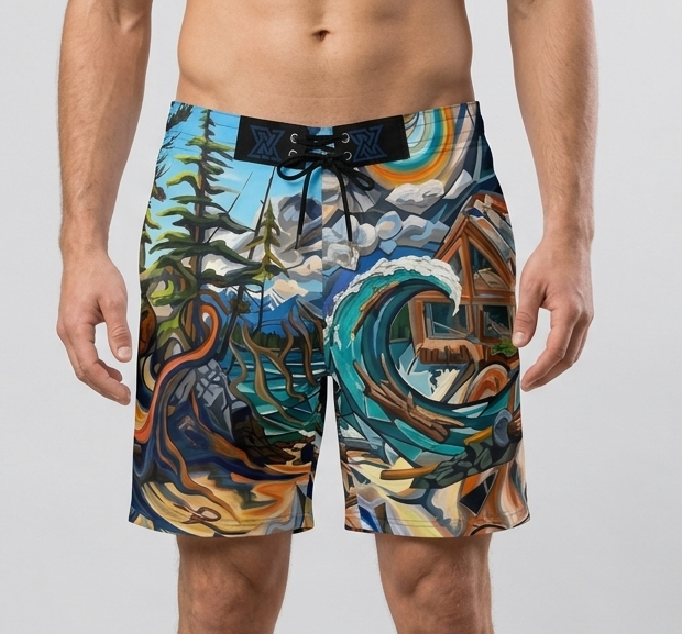 TOFINO WAVE RUNNER Men's Board Shorts