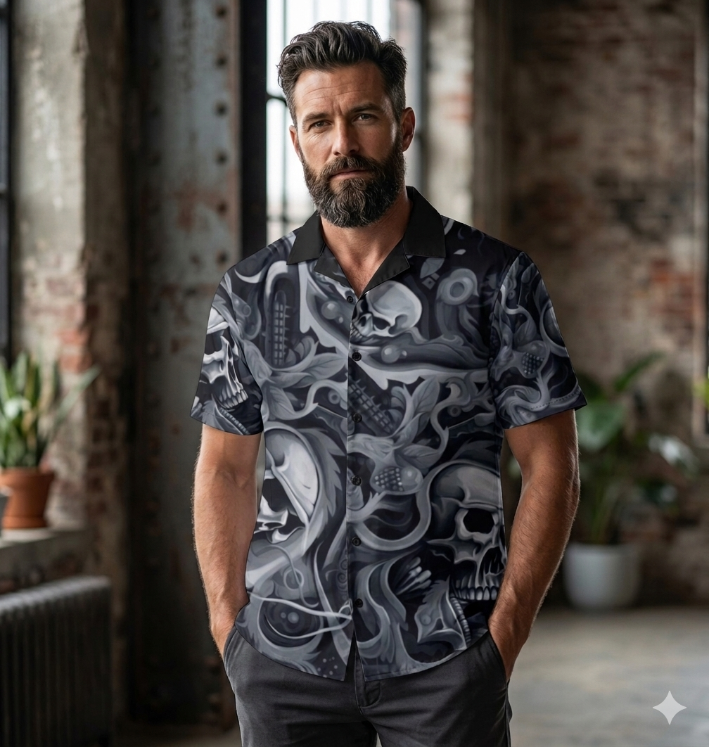 GrapeVine  Unisex button shirt