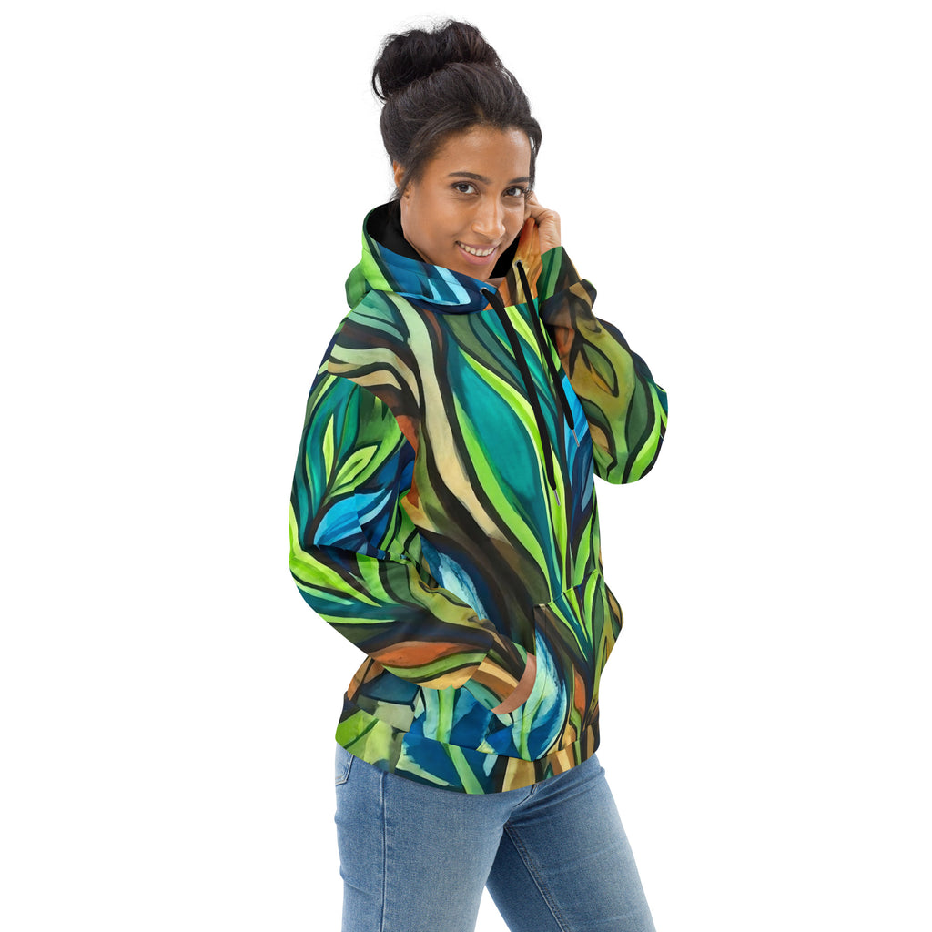 Emerald Canopy Graphic Hoodie | Free US Shipping | ZUZUV